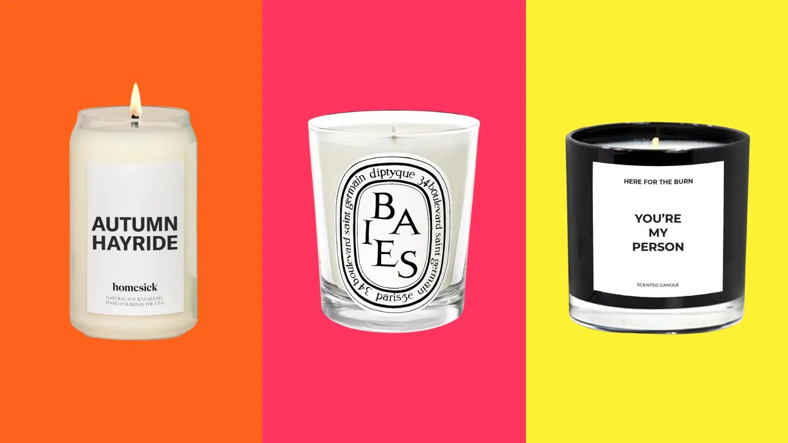 Scented candles